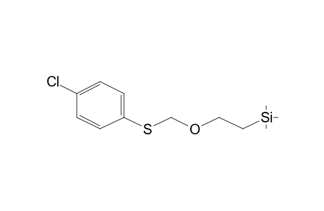 2-[(4-chlorophenyl)sulfanylmethoxy]ethyl-trimethyl-silane