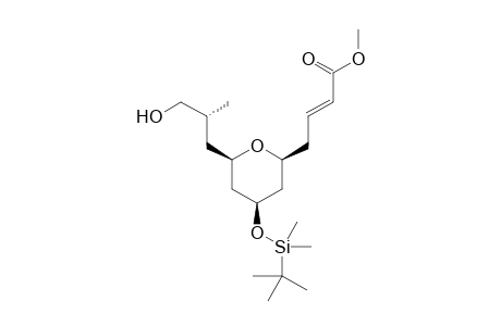 Methyl (E)-4-((2S,4R,6R)-4-((tert-butyldimethylsilyl)oxy)-6-((R)-3-hydroxy-2-methylpropyl)-tetrahydro-2H-pyran-2-yl)but-2-enoate