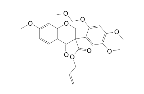 ALLYL-3-[4',5'-DIMETHOXY-2'-(METHOXYMETHOXY)-PHENYL]-7-METHOXY-4-OXOCHROMANE-3-CARBOXYLATE