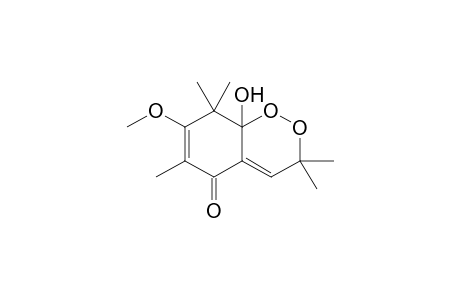 7-Methoxy-3,3,6,8,8-pentamethyl-8a-oxidanyl-1,2-benzodioxin-5-one