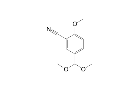 5-Dimethoxymethyl-2-methoxybenzonitrile