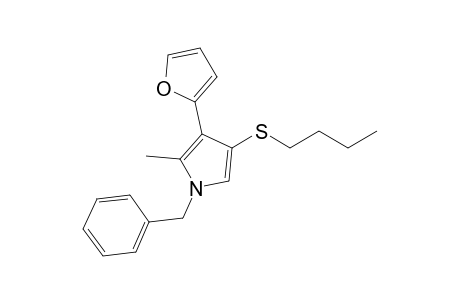 1-Benzyl-4-butylthio-3-(2-furyl)-2-methyl pyrrole