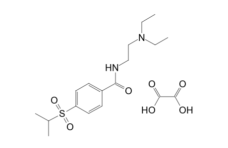 N-[2-(diethylamino)ethyl]-p-(isopropylsulfonyl)benzamide, oxalate(1:1)(salt)