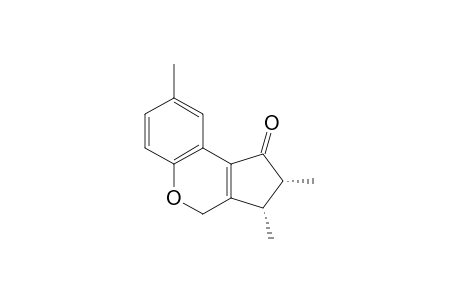 (2R*,3S*)-2,3,8-Trimethyl-2,3-dihydrocyclopenta[c]chromen-1(4H)-one