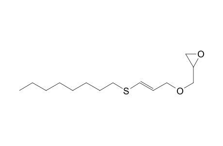 Oxirane, [[[3-(octylthio)-2-propenyl]oxy]methyl]-, (E)-