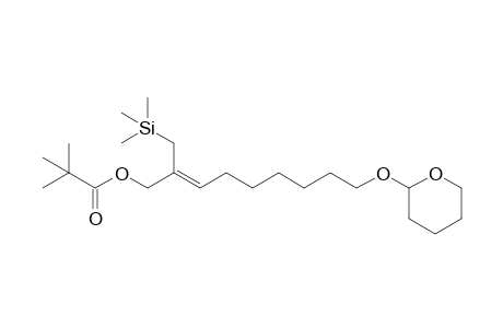 9-(Tetrahydropyran-2-yloxy)-2-(trimethylsilylmethyl)non-2-enyl pivalate