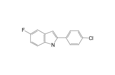 2-(4-Chlorophenyl)-5-fluoro-1H-indole