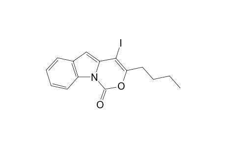 3-Butyl-4-iodo-1H-[1,3]oxazino[3,4-a]indol-1-one