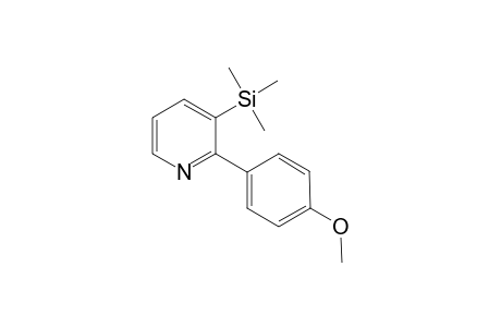 2-(4-Methoxyphenyl)-3-(trimethylsilyl)pyridine