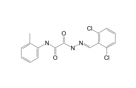 2'-Methyloxanilic acid N'-(2,6-dichlorobenzylidene)hydrazide