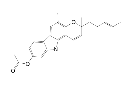 (.+/-.)-mahanine, acetate