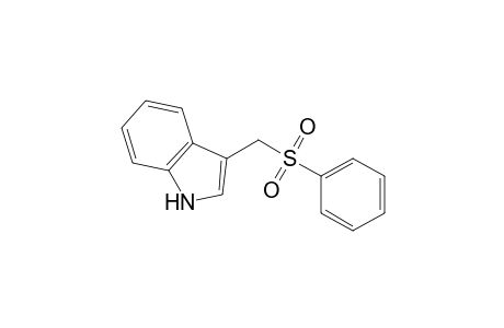 3-[(phenylsulfonyl)methyl]indole