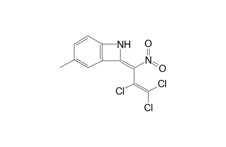 (7Z)-4-methyl-7-(2,3,3-trichloro-1-nitro-prop-2-enylidene)-8-azabicyclo[4.2.0]octa-1(6),2,4-triene