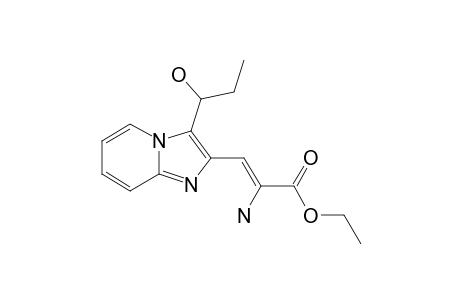 ETHYL-2-AMINO-3-(3-HYDROXY-PROPYL-IMIDAZO-[1,2-A]-PYRIDIN-2-YL)-PROPENOATE