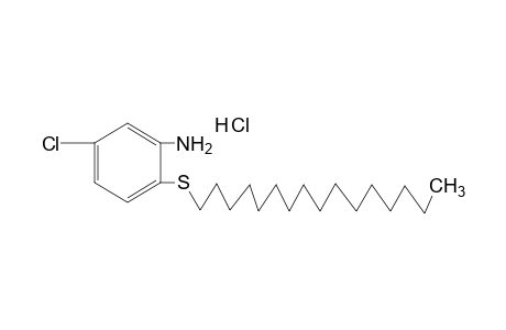 5-chloro-2-(hexadecylthio)aniline, hydrochloride