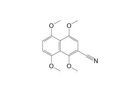1,4,5,8-TETRAMETHOXYNAPHTHALENE-2-CARBONITRILE