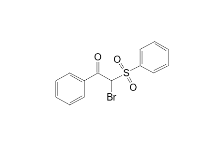 2-(Benzenesulfonyl)-2-bromo-1-phenylethanone