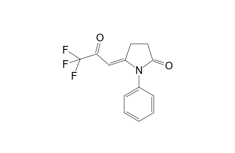 1-PHENYL-5-(3,3,3-TRIFLUORO-2-OXO-PROPYLIDENE)-PYRROLIDIN-2-ONE