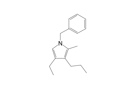 1-Benzyl-4-ethyl-2-methyl-3-propyl-pyrrole