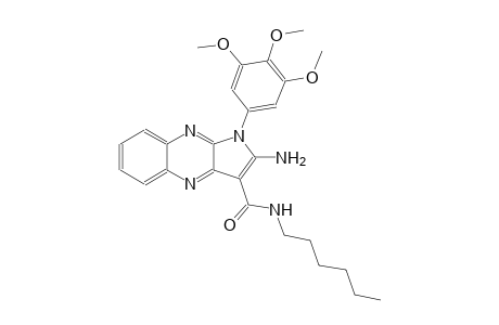 2-amino-N-hexyl-1-(3,4,5-trimethoxyphenyl)-1H-pyrrolo[2,3-b]quinoxaline-3-carboxamide