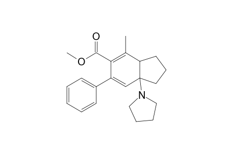 4-CARBOMETHOXY-5-METHYL-3-PHENYL-1-PYRROLIDINOBICYCLO-[4.3.0]-NONA-2,4-DIENE