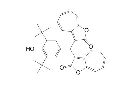 3,5-Di-t-Butyl-4-hydroxyphenylbis(2-oxo-2H-cyclohepta[b]furan-3-yl)methane