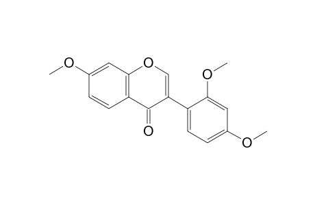 3-(2,4-dimethoxyphenyl)-7-methoxy-1-benzopyran-4-one