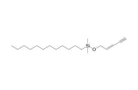 1-Dimethyldodecylsilyloxypent-2-en-4-yne