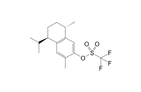 rac-(5R,8S)-5-iso-Propyl-3,8-dimethyl-5,6,7,8-tetrahydronaphthalen-2-yl trifluoromethanesulfonate