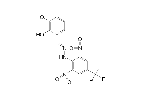 2-HYDROXY-m-ANISALDEHYDE, (2,6-DINITRO-alpha,alpha,alpha-TRIFLUORO-p-TOLYL)HYDRAZONE