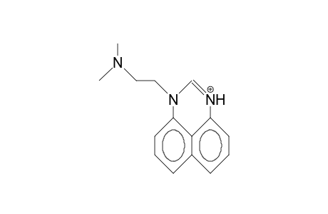 1-(Dimethylaminoethyl)-perimidinium cation