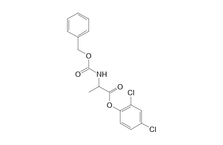 N-CARBOXY-DL-ALANINE, N-BENZYL 2,4-DICHLOROPHENYL ESTER