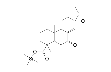 7-Hydroxy-1,4A-dimethyl-9-oxo-7-propan-2-yl-2,3,4,4B,5,6,10,10A-octahydrophenanthrene-1-carboxylic acid, tms derivative