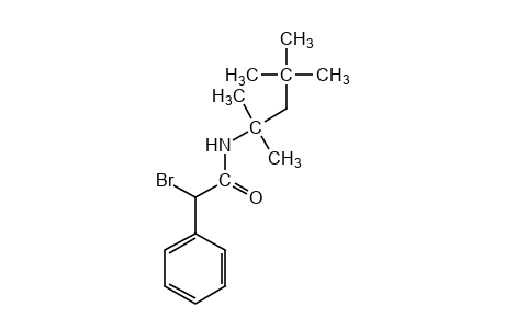 2-bromo-2-phenyl-N-(1,1,3,3-tetramethylbutyl)acetamide