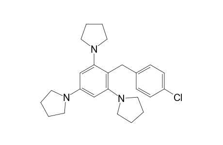 1,1',1''-[2-(p-chlorobenzyl)-s-phenenyl]tripyrrolidine