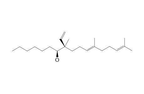 (7S*,8R*)-8-Ethenyl-8,12,16-trimethyl-11(E),15-heptadecadien-7-ol