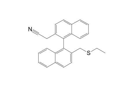 2-[1-[2-(ethylsulfanylmethyl)-1-naphthyl]-2-naphthyl]acetonitrile