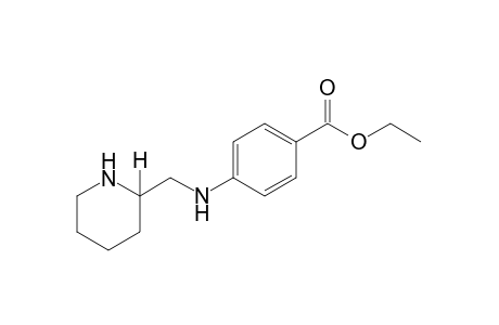 p-{[(2-piperidyl)methyl]amino}benzoic acid, ethyl ester