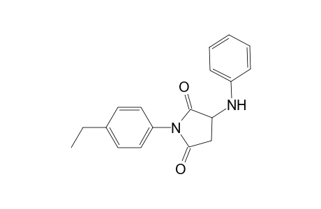 3-Anilino-1-(4-ethylphenyl)-2,5-pyrrolidinedione