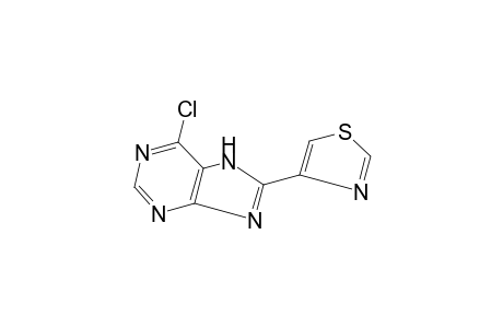 6-chloro-8-(4-thiazolyl)purine