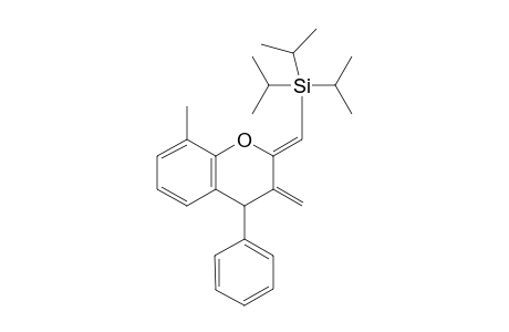 2-(Z)-Triisopropylsilylmethylene-3-methylidene-4-phenyl-8-methyl-chromane