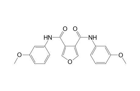 N,N'-di(m-methoxy-phenyl)-3,4-furan-dicarboxylic acid diamide