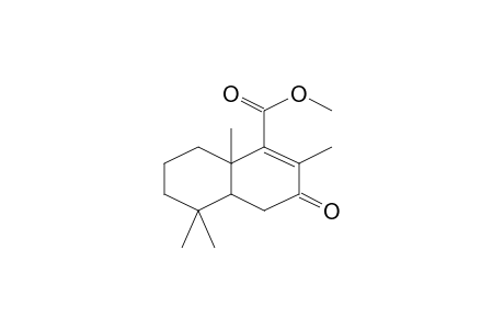 2,5,5,8a-Tetramethyl-3-oxo-3,4,4a,5,6,7,8,8a-octahydronaphthalene-1-carboxylic acid, methyl ester