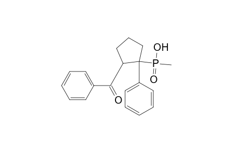 Phosphinic acid, (2-benzoyl-1-phenylcyclopentyl)methyl-