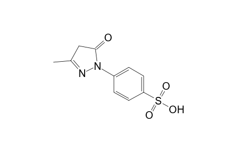 p-(3-methyl-5-oxo-2-pyrazolin-5-yl)benzenesulfonic acid