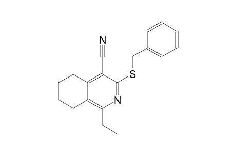 3-(benzylsulfanyl)-1-ethyl-5,6,7,8-tetrahydro-4-isoquinolinecarbonitrile