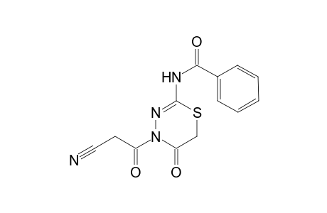 N-[4-(2'-(Cyanoacetyl)-5-oxo-5,6-dihydro-4H-(1,3,4)-thiadiazin-2-yl]benzamide