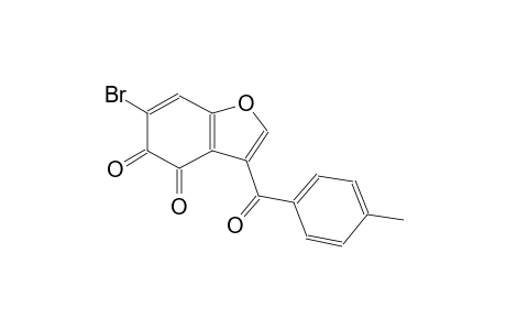 6-bromo-3-(4-methylbenzoyl)-1-benzofuran-4,5-dione