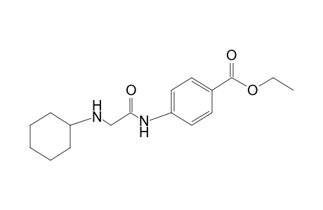 p-(2-cyclohexylaminoacetamido)benzoic acid, ethyl ester