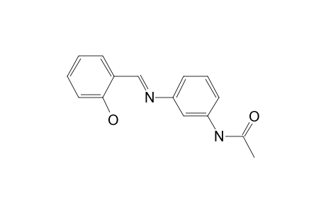 Acetamide, N-[3-(2-hydroxybenzylidenamino)phenyl]-